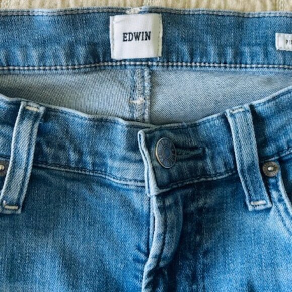 Anthropologie Edwin Pixie 9” Mid Rise Skinny Jeans - Picture 9 of 10